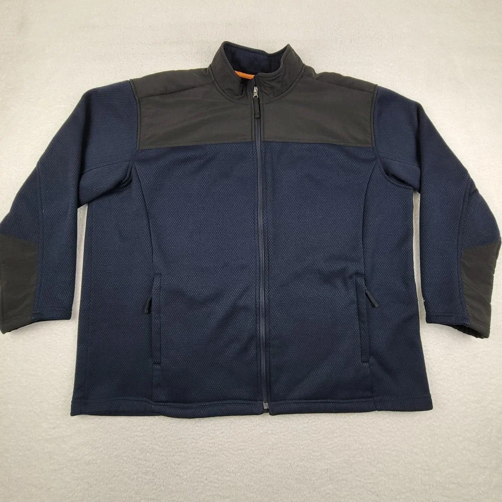 Ridgecut Jacket Mens 2XL Navy‎ Blue Full Zip Toughwear Fleece Lined Workwear